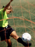 Scoring a Goal Photographic Print