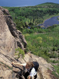 Hiking on the Beehive Trail, Maine, USA Photographic Print by Jerry & Marcy Monkman