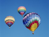Colorful Hot Air Balloons in Sky, Albuquerque, New Mexico, USA Lámina fotográfica Colorful Hot Air Balloons in Sky, Albuquerque, New Mexico, USA Lámina fotográfica