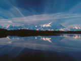 Mt. McKinley Reflecting In Reflection Pond, Denali National Park, Alaska, USA Fotografisk tryk af Dee Ann Pederson Mt. McKinley Reflecting In Reflection Pond, Denali National Park, Alaska, USA Fotografisk tryk af Dee Ann Pederson