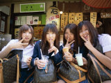 School Girls with Louis Vuitton Bags, Tokyo, Honshu, Japan Photographic Print