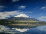 Lake Yamanaka, Mount Fuji, Japan Photographie