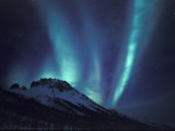 Aurora Borealis Above the Brooks Range, Gates of the Arctic National Park, Alaska, USA Photographic Print by Hugh Rose
