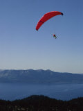 Paragliding, Lake Tahoe, California, USA Photographic Print