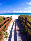 Boardwalk, South Beach, Miami, Florida, USA Photographie par Terry Eggers