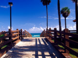 Boardwalk, South Beach, Miami, Florida, USA Photographic Print by Terry Eggers