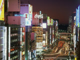 Shinjuku District, Tokyo, Japan Photographic Print