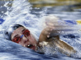 Swimmer Taking a Breath Photographic Print