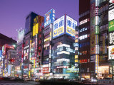 Shinjuku-Dori, Shinjuku, Tokyo, Honshu, Japan Photographic Print