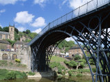 Ironbridge Gorge, Worlds' First Iron Structure (1779) by Designer Abraham Darby Photographic Print