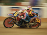 Racing Motorcycle Lámina fotográfica