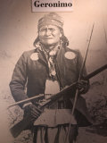 Poster of Geronimo Indian Chief, America's Gunfight Capital, Tombstone, Arizona, USA Photographic Print by Walter Bibikow