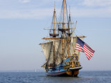 Tall Ship the Kalmar Nyckel, Chesapeake Bay, Maryland, USA Fotografie-Druck von Scott T. Smith