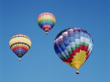 Colorful Hot Air Balloons in Sky, Albuquerque, New Mexico, USA Lámina fotográfica Colorful Hot Air Balloons in Sky, Albuquerque, New Mexico, USA Lámina fotográfica