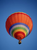 Colorful Hot Air Balloon in Sky, Albuquerque, New Mexico, USA Fotografie-Druck