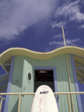 Art Deco Lifeguard Station, South Beach, Miami, Florida, USA Photographie par Robin Hill