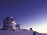Observatories at Summit of Mauna Kea, Big Island, Hawaii, USA Photographic Print by Stuart Westmoreland