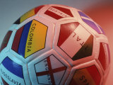 Close-up of a Soccer Ball Fotografie-Druck