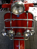 High Angle View of a Scooter Lámina fotográfica High Angle View of a Scooter Lámina fotográfica