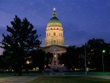 State Capitol, Topeka, USA Photographic Print