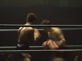 Boxers Seen from Between the Ropes Photographie