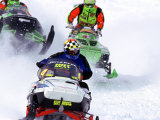 Snowmobile Racing, Colorado, USA Lámina fotográfica Snowmobile Racing, Colorado, USA Lámina fotográfica