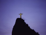 Mount Corcovado, Rio de Janeiro, Brazil Photographic Print