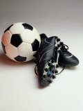 Soccer Still Life Photographic Print