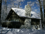 Ski-House, Stratton, Vermont, USA Photographic Print