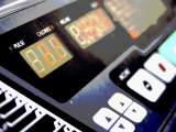 Close-up Image of an Exercise Machine Computer Photographic Print