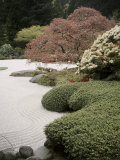Flat Garden, Japanese Gardens, Portland, Oregon, USA Photographic Print
