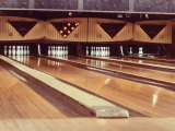 Highly Polished Bowling Lanes Photographic Print
