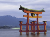 Grand Gate, Itsukushima Shrine, Miyajima Island, Japan Photographic Print
