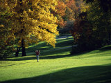 Autumn Golfing Photographic Print