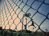 Mid Adult Man Playing Basketball Photographic Print