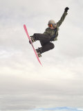 Airborne Snowboarder Lámina fotográfica Airborne Snowboarder Lámina fotográfica