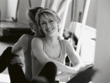 Woman Resting After a Workout Photographic Print