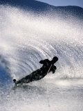 Silhouetted Water Skier Photographic Print