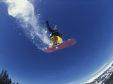 Airborne Snowboarder Lámina fotográfica Airborne Snowboarder Lámina fotográfica
