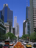 North Michigan Avenue Chicago Illinois USA Photographic Print