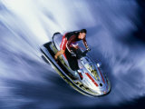 Person Riding a Jet Ski Photographic Print