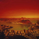Sugar Loaf Mountain, Rio De Janeiro, Brazil Lámina fotográfica