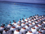 Scuba Diving Air Tanks Photographic Print