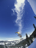 Skier Jumping Photographic Print