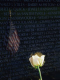 Vietnam Veterans Memorial Wall Vietnam Veterans Memorial Washington, D.C. USA Photographic Print
