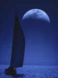 Sailing in the Moonlight - Fotografik Baskı