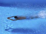 High Angle View of a Swimmer Photographic Print