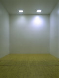 An Empty Racquetball Court Photographic Print