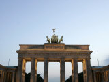 The Brandenburg Gate Glows in the Evening Light in Berlin Photographic Print