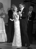 President Ronald Reagan and His Wife Photographic Print